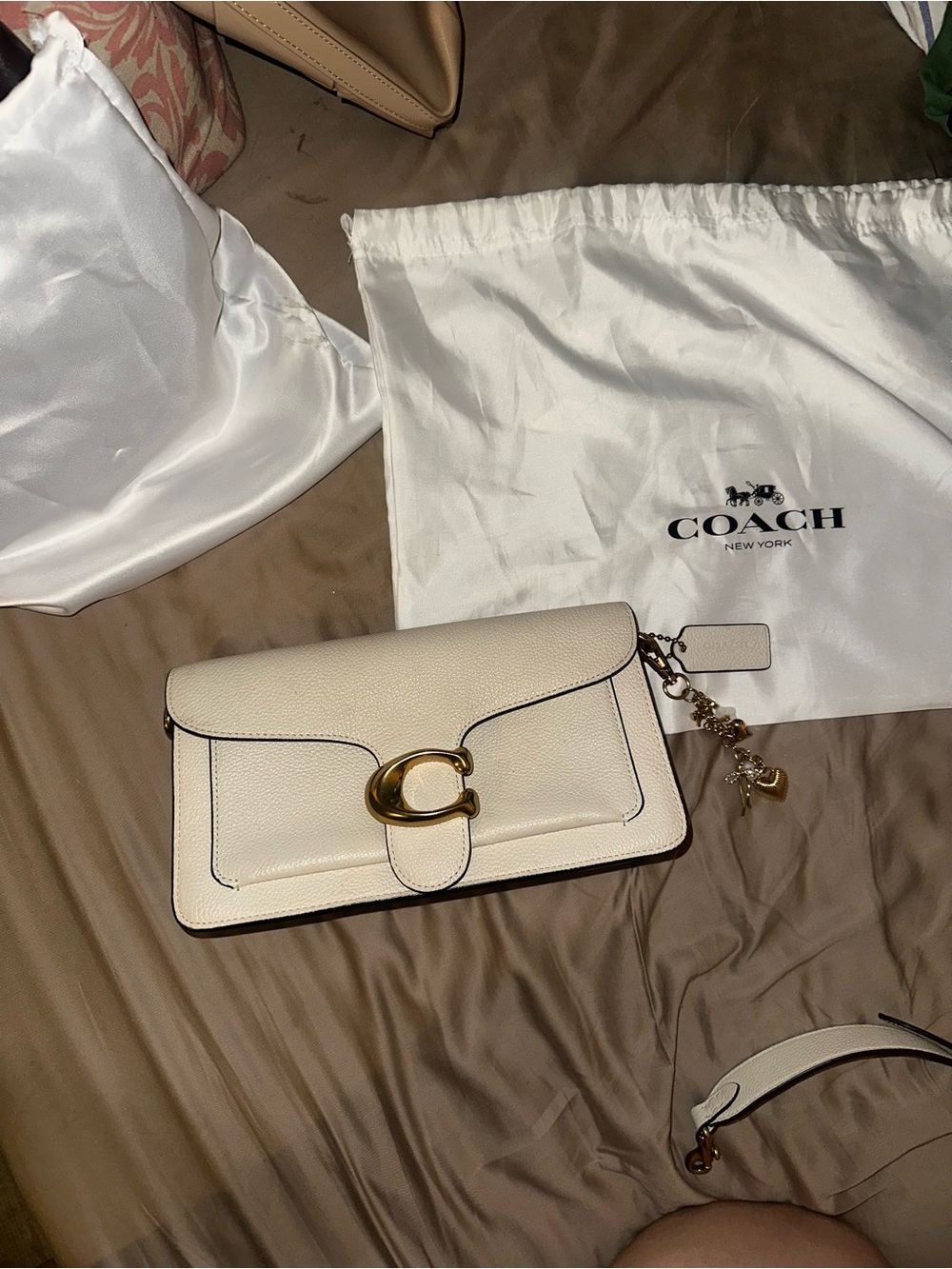 Coach Tabby Shoulder Bag 26 in Chalk